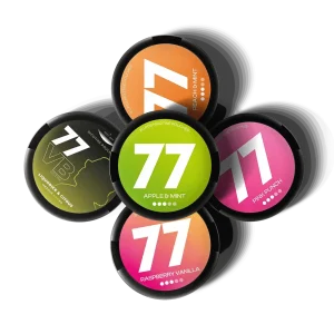 77 Variety Nicotine Pouch Bundle 10mg (5 Pack)