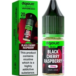 Black cherry raspberry DOJOLIQ e-liquid by Vaporesso 10ml