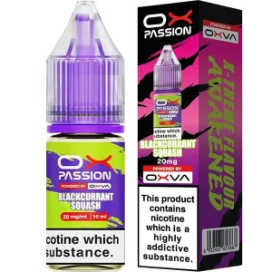 Blackcurrant squash OX Passion e-liquid by OXVA 10ml