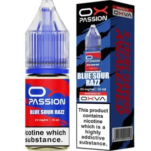 Blue sour razz OX Passion e-liquid by OXVA 10ml