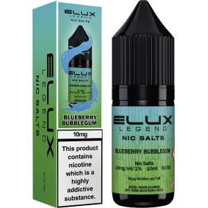 Blueberry bubblegum ELUX Legend nic salts e-liquid 10ml
