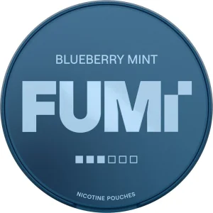 Blueberry mint FUMi slim nicotine pouches 20 pack