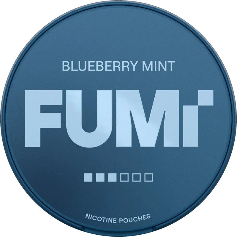 Blueberry mint FUMi slim nicotine pouches 20 pack