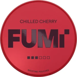 Chilled cherry FUMi slim nicotine pouches 20 pack