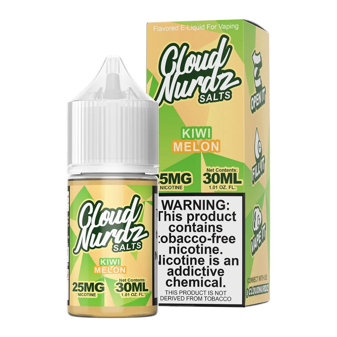 Cloud Nurdz TFN Salt Eliquid 30mL – Kiwi Melon –