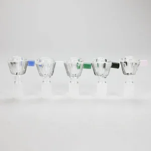 Crystal Diamond Bowl w/ Colour Handle