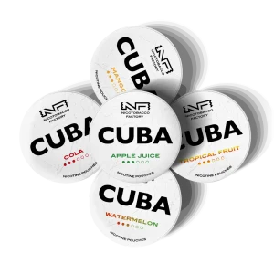 Cuba White Line Variety Nicotine Pouch Bundle 10mg (5 Pack)