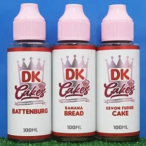 DONUT KING E-LIQUIDS CAKES RANGE 100ML SHORT FILL