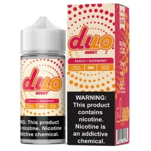 Duo Peach + Raspberry ( 100ml ) Burst ( 6mg )