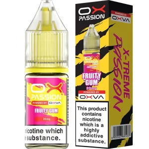 Fruity gum OX Passion e-liquid by OXVA 10ml