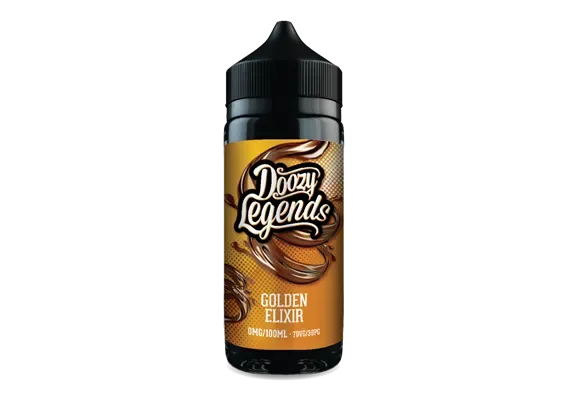 GOLDEN ELIXIR 100ML E LIQUID DOOZY LEGENDS 30/70 PGVG