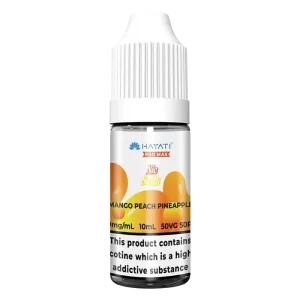 Hayati Pro Max Mango Peach Pineapple Nic Salt Vape Juice