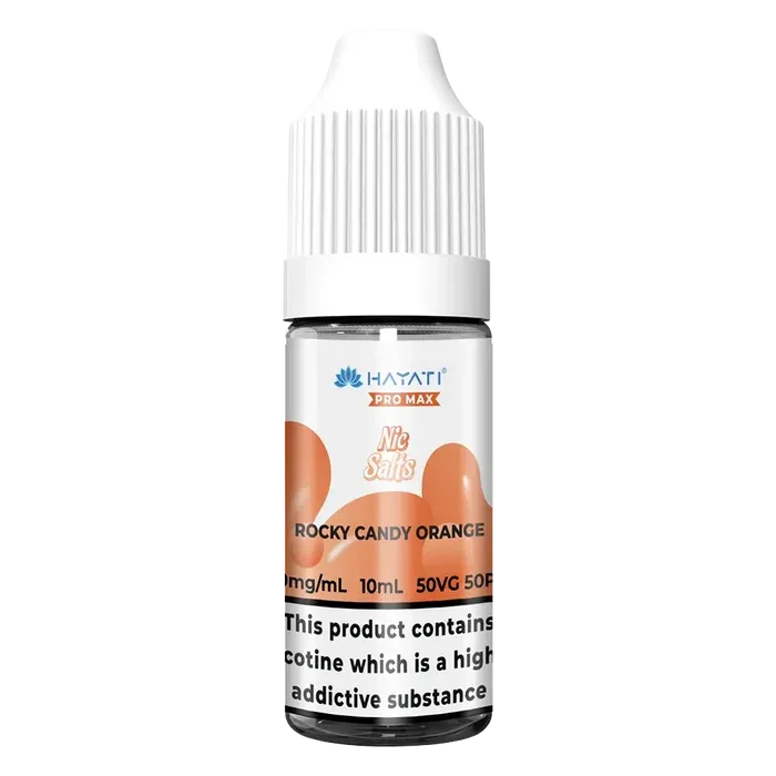 Hayati Pro Max Rocky Candy Orange Nic Salt Vape Juice