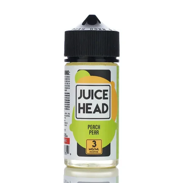 Juice Head E-Liquid – Peach Pear – 100ml - Image 2