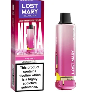 Juicy peach Lost Mary Nera 15K pod & refill 12ml