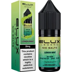 Lemon mint ELUX Legend nic salts e-liquid 10ml
