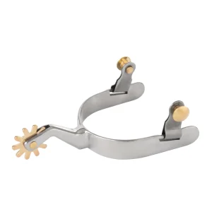 Men's Spur with Plain Band, 2" Shank, 3/4" Band, 10-Point Rowel