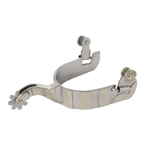 Men's Spurs with Engraved German Silver Trim