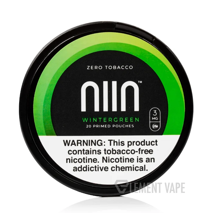 NIIN Nicotine Pouches – WINTERGREEN