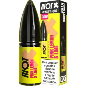 Pink lemon & lime Riot X e-liquid 10ml