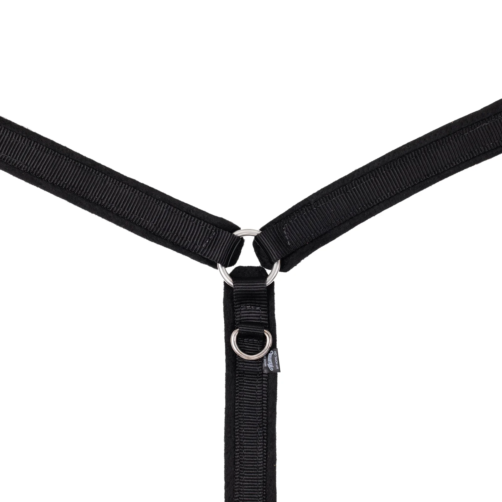 Pony Felt Lined 1" Ring-in-Center Breast Collar - Image 2