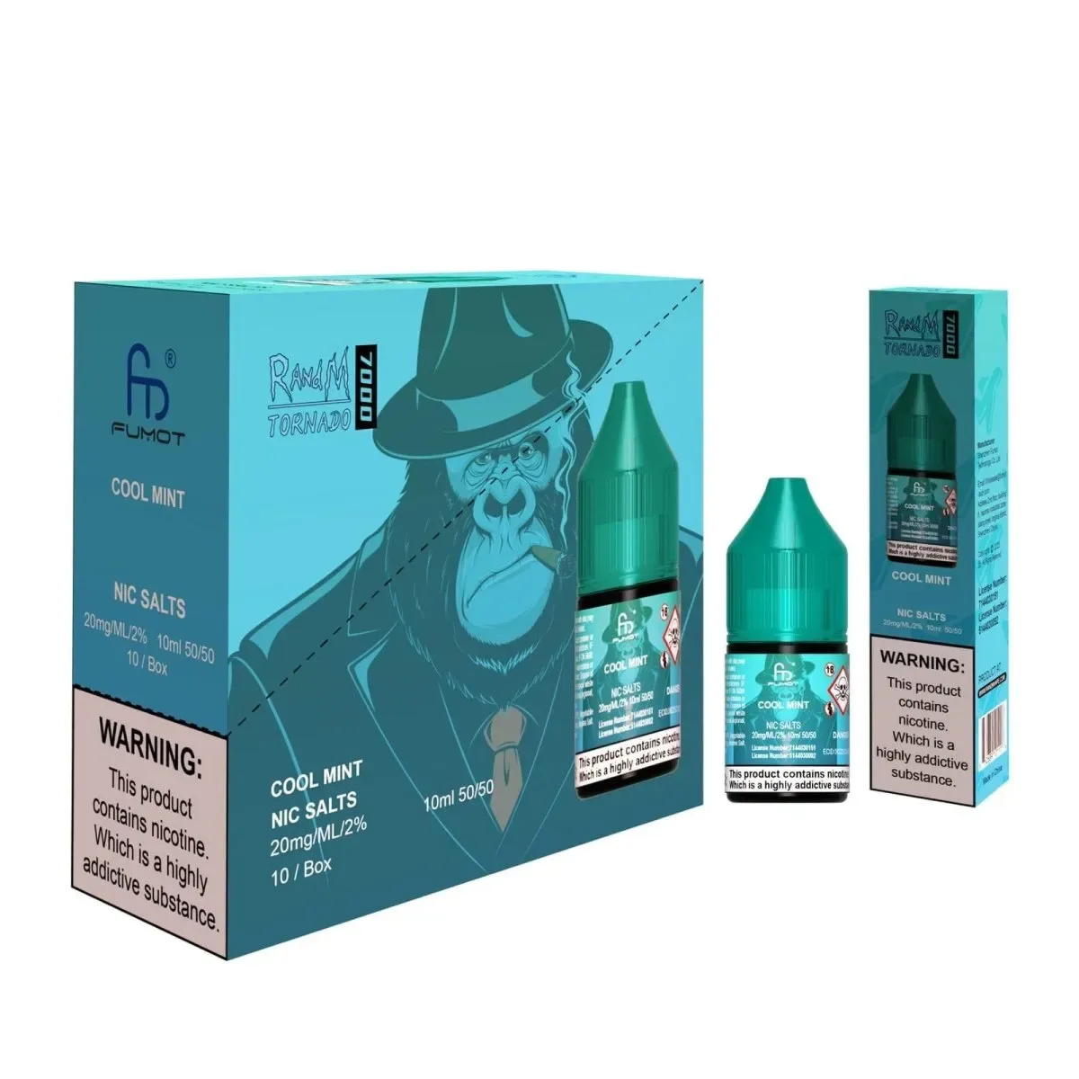 R and M 7000 Nic Salts 10ml E-liquids