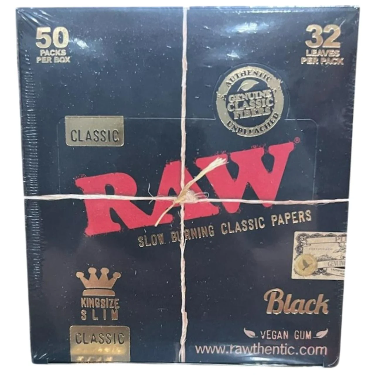 RAW Rolling Papers 50PK – King Size Slim - Image 2