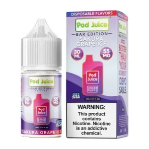 Sakura Grape Ice by Pod Juice Salt 30ML