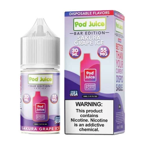 Sakura Grape Ice by Pod Juice Salt 30ML