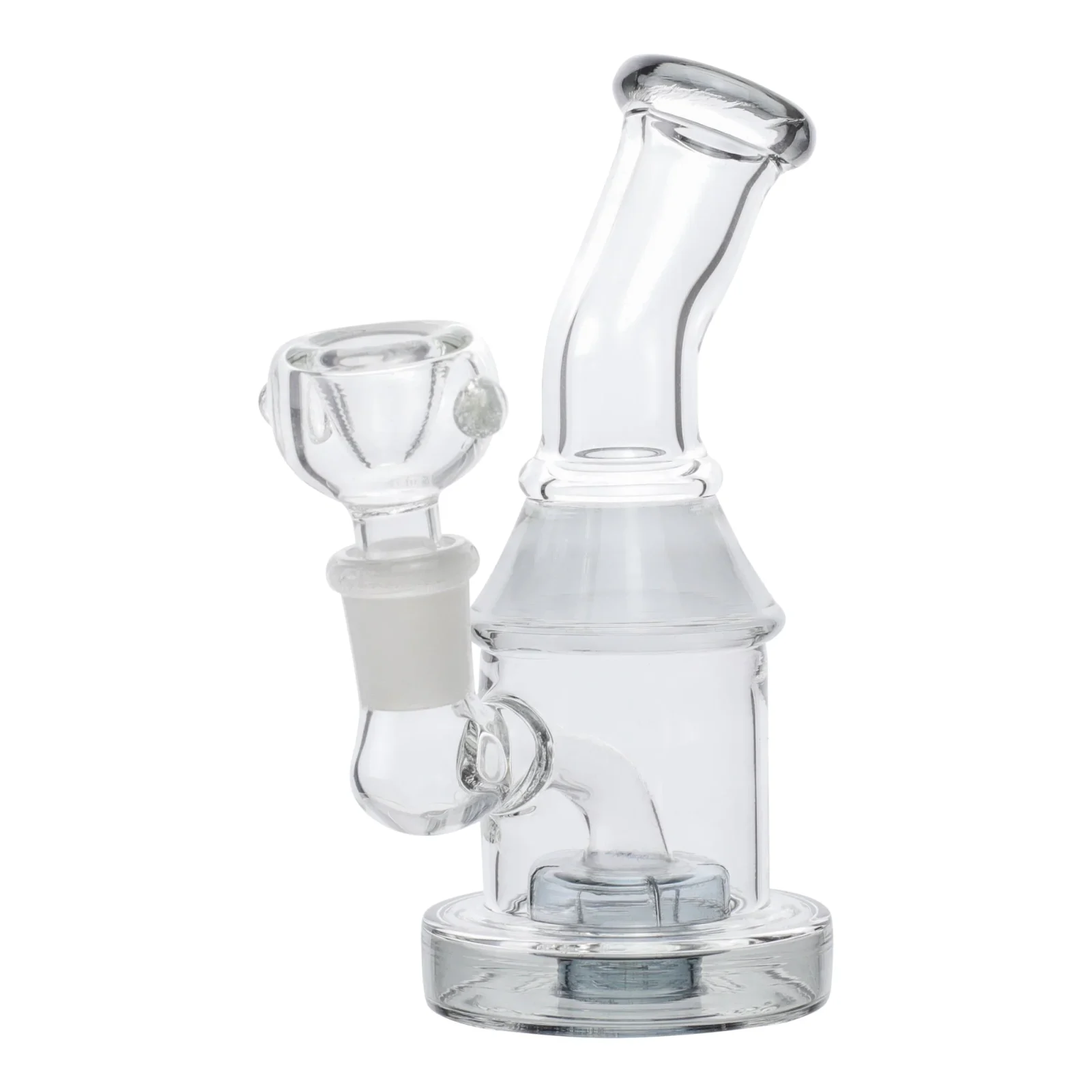 Silver Matrix Mini Bong - 5in - Image 2
