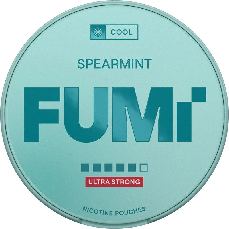 Spearmint FUMi slim nicotine pouches 20 pack