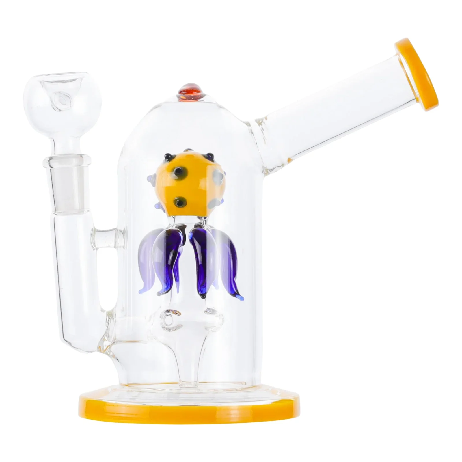 Squid Chamber Perc Bong - 6in - Image 2
