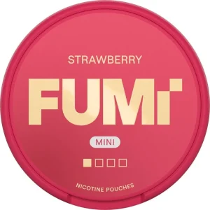 Strawberry FUMi mini nicotine pouches 20 pack