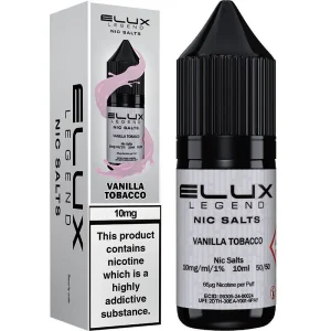 Vanilla tobacco ELUX Legend nic salts e-liquid 10ml