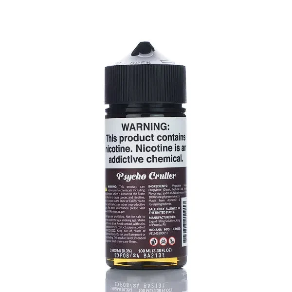 Vinyl and Vapor Deep Cuts Remix – Raspberry Psycho Cruller – 100ml (DISCONTINUED) - Image 2
