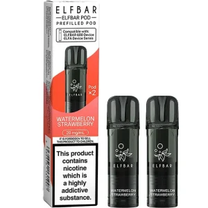 Watermelon strawberry Elf Bar 600 pods 2 pack